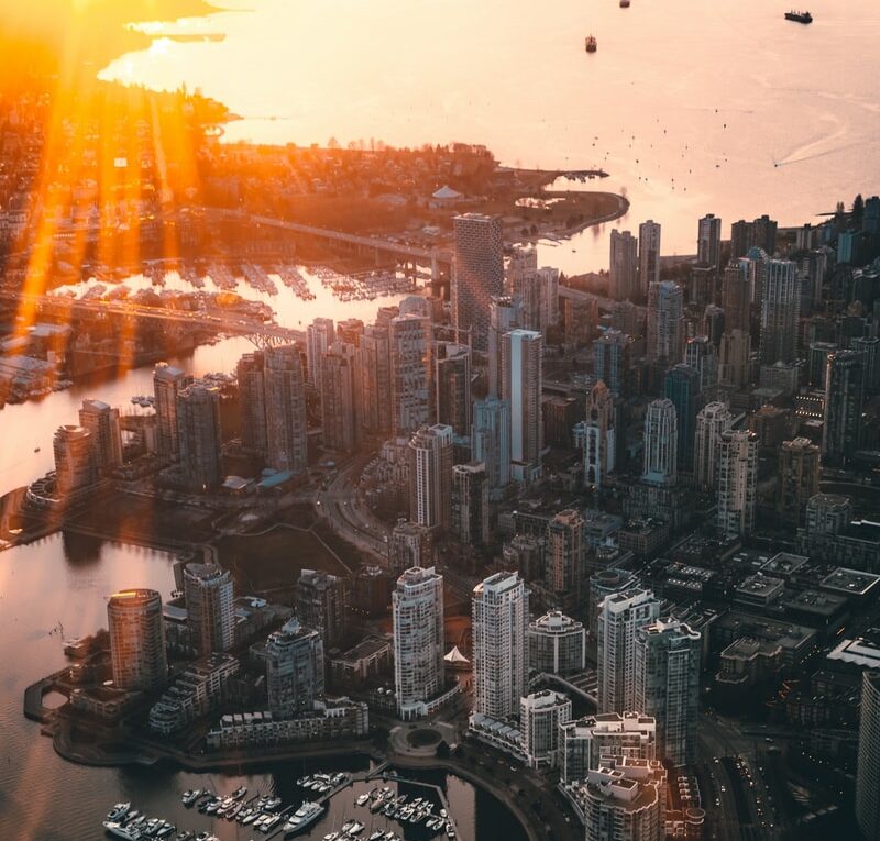 aerial photography of high rise building